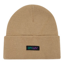Image of Oakley FOS900707-32F-U B1B Gradient Patch Beanie Pebble One Size Adult Casual