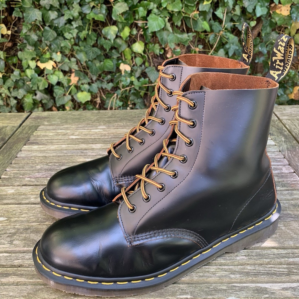 Dr Martens 1460 Black Made In England Boots Size Hole eyelet