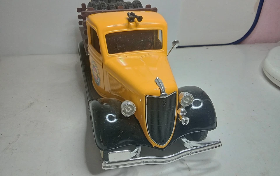 SOLIDO 1/19 FORD 1936 V8 DUNLOP PNEUS TRANSPORT PNEUS BON ETAT SANS BOITE gé C3 - Photo 2/4