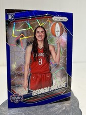2025 Panini Prizm WNBA Georgia Amoore Variation RC Mystics Blue Velocity #140