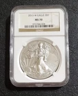 2013 W Burnished Silver Eagle NGC MS70