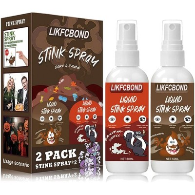 Stink Spray Flüssig, Party Prank, 2x100ml, realistisch, harmlos, tragbar