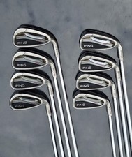 Ping G25 Iron Set 4-W 8 Clubs RH Regular Flex Steel Shafts Silver/Black