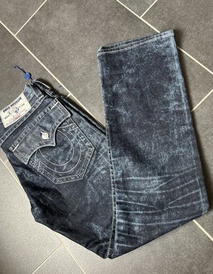 True Religion Ricky Super T   Acid/Marble Wash