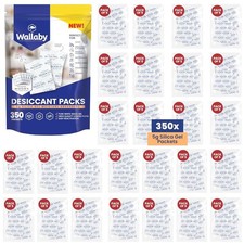 Wallaby 5g Silica Gel Desiccant Packs Food Safe Rechargeable 350 Pack