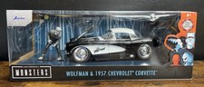 Jada Toys Universal Monsters Wolfman 1957 Chevrolet Corvette 124 Die-cast Nib Jada Toys Universal Monsters Wolfman 1957 Chevrolet Corvette 124 Die-cast Nib
