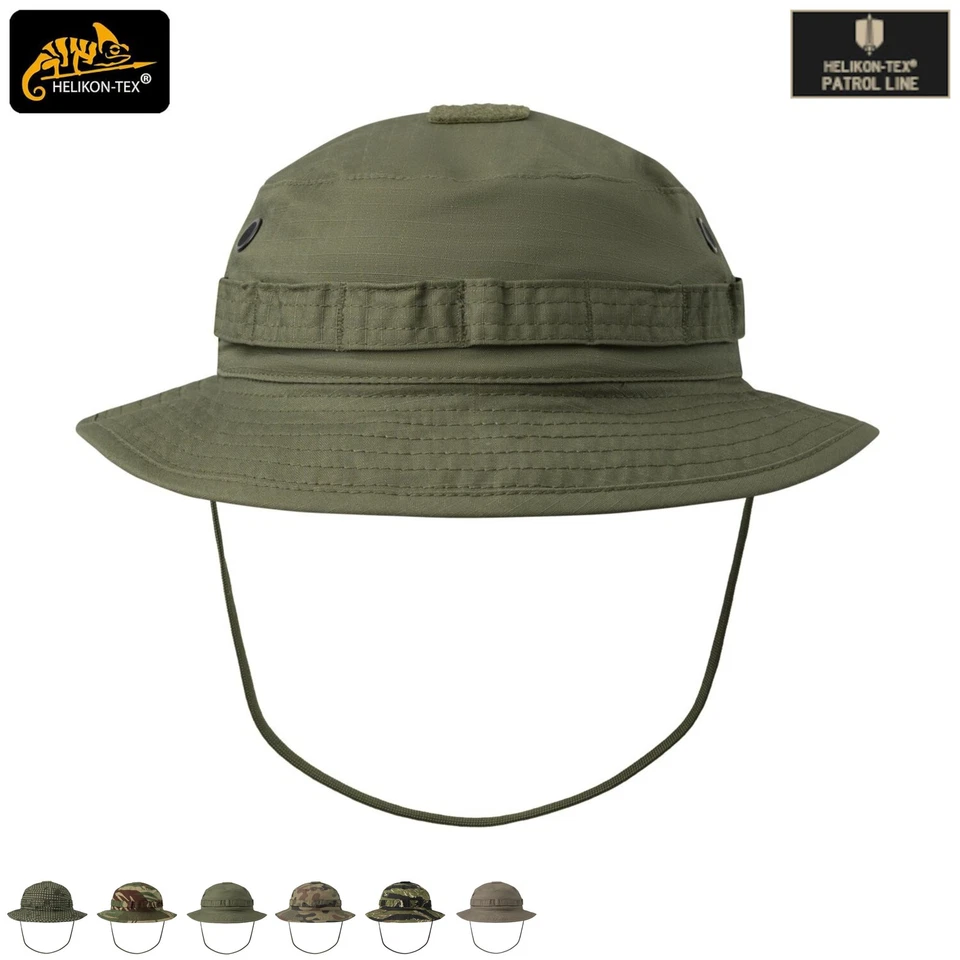 Helikon-Tex Boonie PolyCotton Stretch Ripstop Hut Mk2 Outdoor Army Dschungel