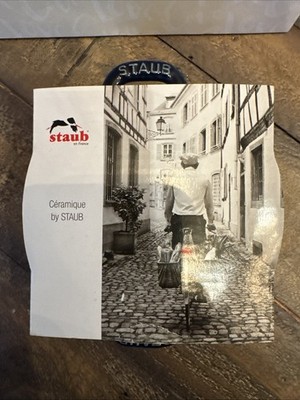 NIB Staub Mini Ceramic La Cocotte Navy Dark Blue 0.2L/0.25Qt 10cm/4.0'' NEW