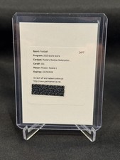 2025 Panini Score Mystery Rookie Redemption SSP Mystery Rookie #1 Cam Ward