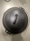 Early American Griswold Wagner Cast Iron #8 Tite Top Baster Dutch Oven