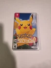 Pokemon Let's Go Pikachu! (Nintendo Switch, 2018) ☆ CASE ☆ No Game ☆