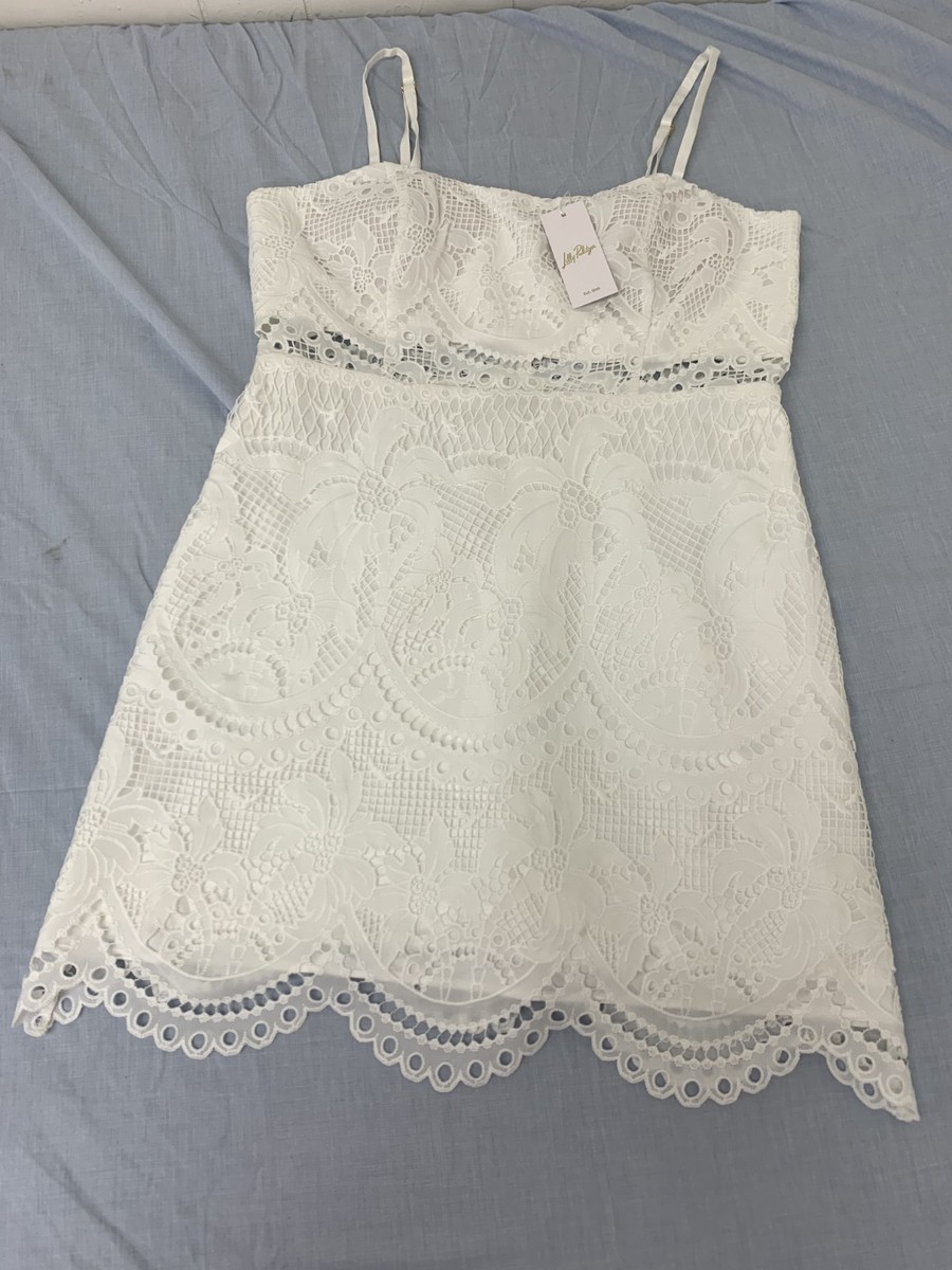 risette lace dress Ivory Embroidered Lace