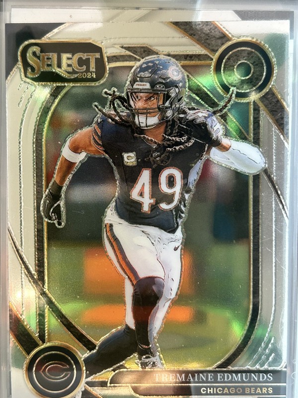 2024 Panini Select - Club Level Tremaine Edmunds #297 Silver Prizm