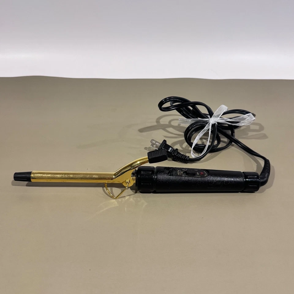 Vintage Lady Dazey 1/2" heißer Lockenstab Modell DZ-081C schwarz & gold