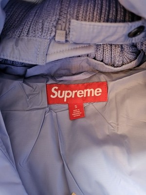 Supreme Facemask 700-Fill DownPuffer JacketLight Blue | eBay