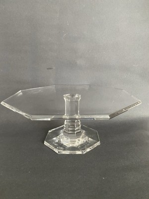 Tiffany & Co Windham 11'' Octagon Crystal Cake Stand Wedding As Is