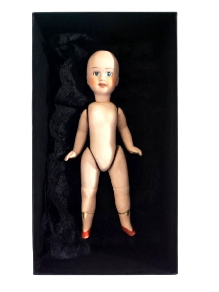 ANCIENNE POUPEE JULLIEN MIGNONNETTE PORCELAINE Yeux Bleus VERRE FIXES Fin Xixe Imgx1200 42