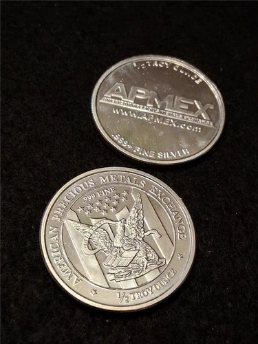 American Precious Metal's x2 1/2 TROY oz PROOF .999 FINE SILVER ROUND'S #MF-1174