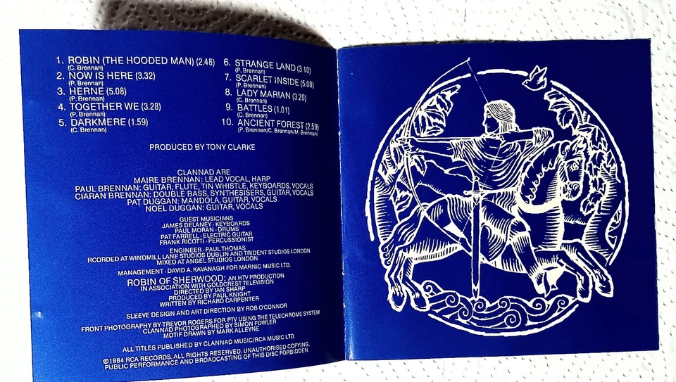 💡 CD - Clannad / Legend ( P. 1984 / OST - Robin Of Sherwood / Irish-New Age ) - Bild 4 von 4