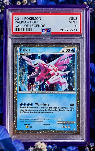 PSA 9 Pokemon TCG 2011 Call of Legends Palkia SL8 Shiny Holo Rare