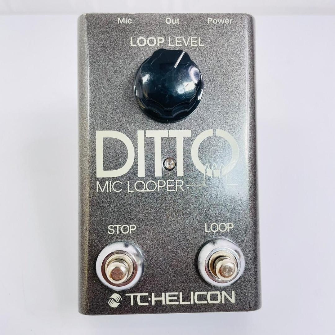 TCHelicon Ditto Mic Looper w/ Power Supply and Box Tested From Japan