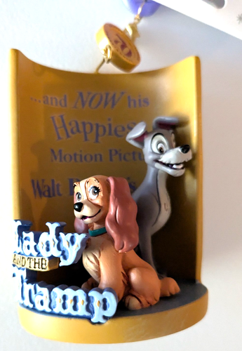Disney Lady & the Tramp 70th Ornament, NUEVO - Imagen 2 de 2
