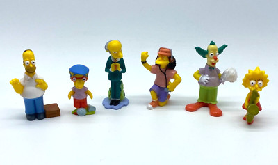 Simpsons 2007 Fox Ü-Ei Überraschungsei Figuren 6 Stück Matt Groening Sammler