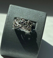 Sterling Silver  Amethyst Ring size 6