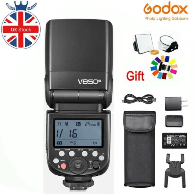 Flash de iones de litio Godox V850III GN60 2,4 G HSS Speedlite para Canon Nikon Sony