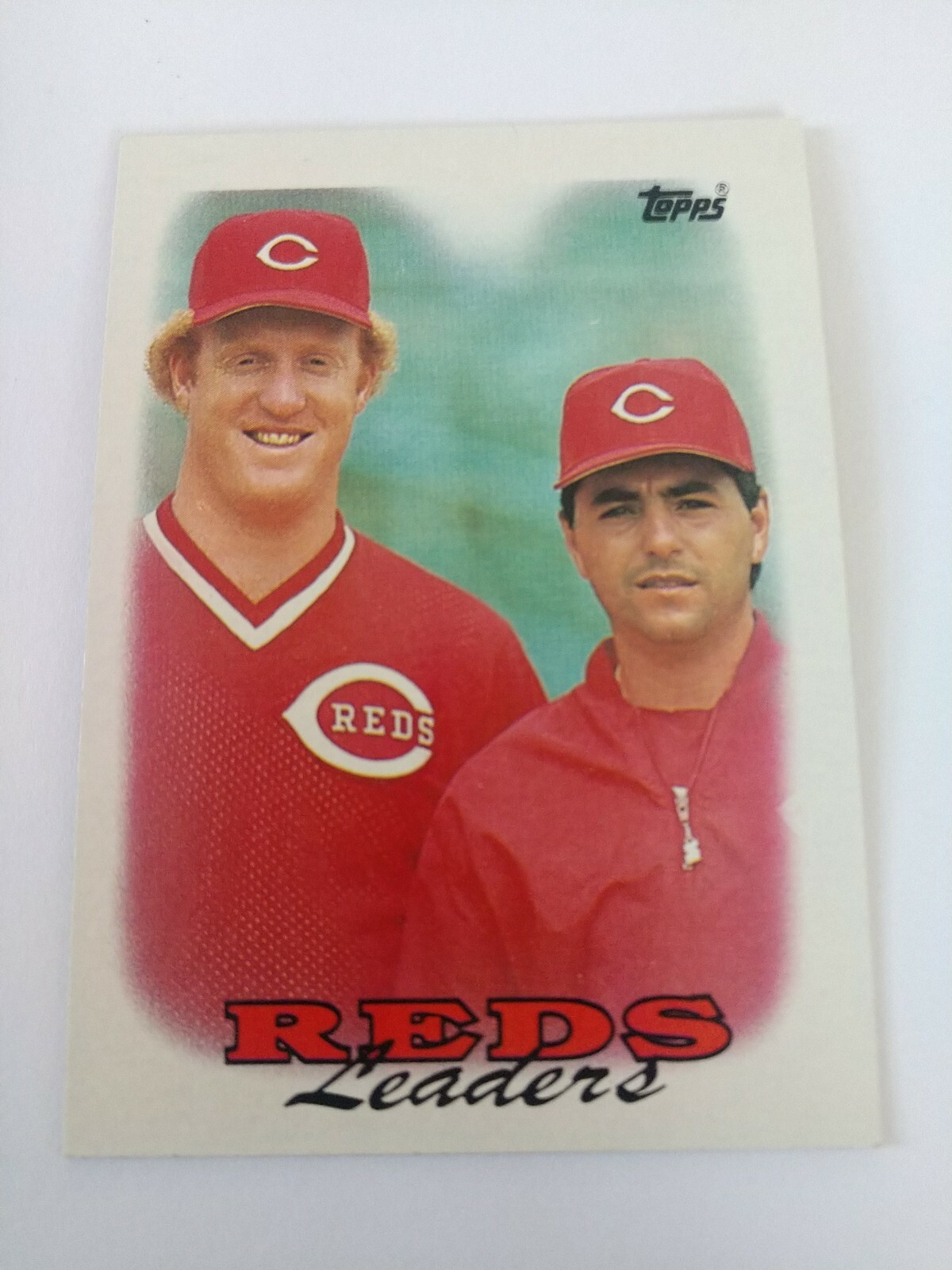 1988 Topps Reds Leaders - Ron Robinson/John Franco Cincinnati Reds #81