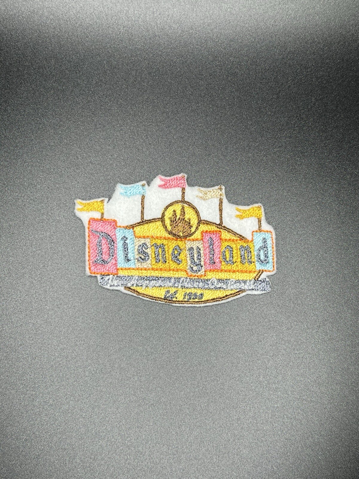 Disneyland Happiest Place On Earth Embroidered Iron On Patch