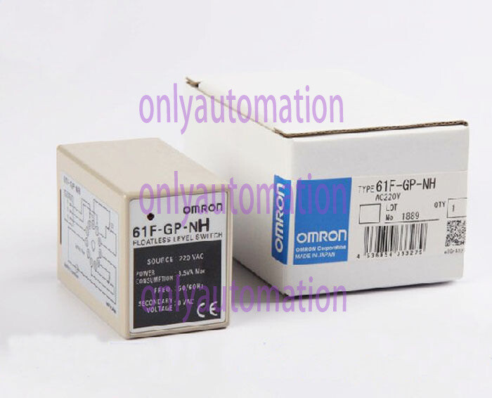 Omron Floatless Level Switch 61F-GP-NH 220 VAC New In Box 1PC