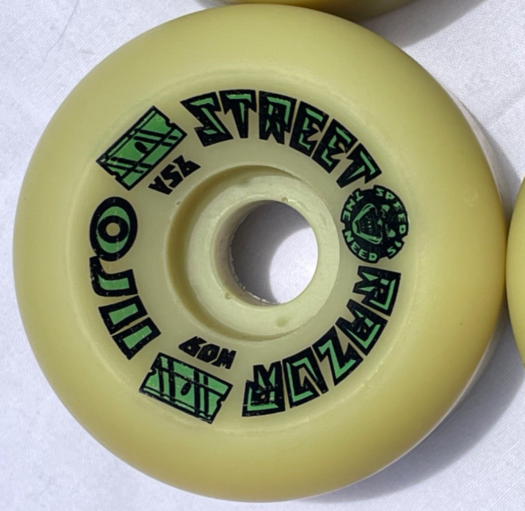 Vintage Original Santa Cruz Street Razor Skateboard Wheels 60mm
