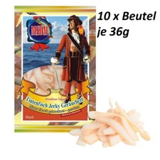 10x Tintenfisch Jerky Geräuchert Getrocknet Gesalzen Натуральная соленая к пиву