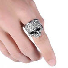 Chino Antrax Ring, Best Quality Narco Skull Ring, Silver USA Seller Fast Ship