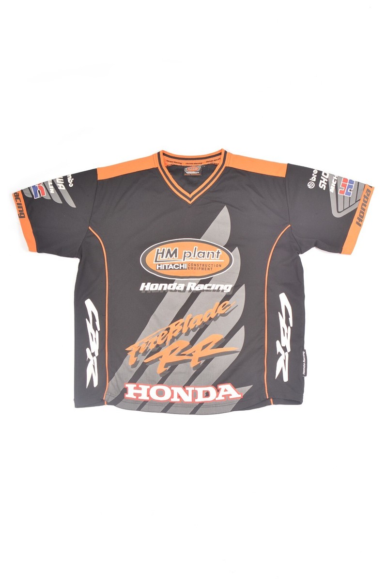 HM Plant Honda Racing Clinton Jersey T-Shirt CBR Fireblade RR Size