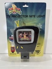 Mighty Morphin Power Rangers TV Projector Nite Light 1994 Unopened