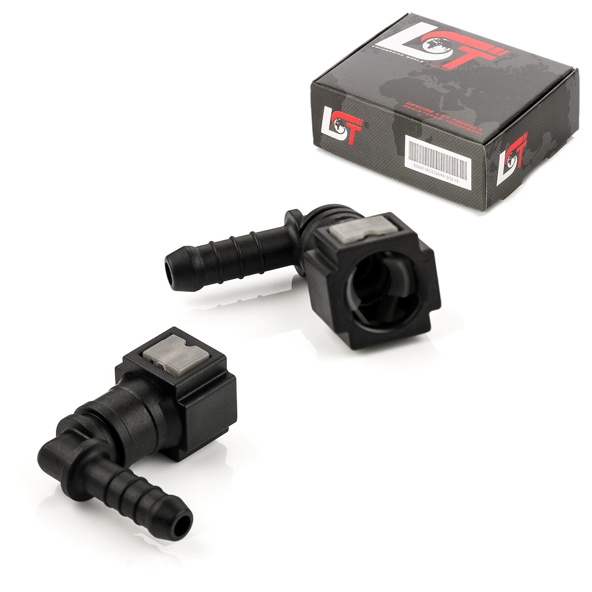 2X Quick Release Fuel Line Coupling L-Piece 6.3X6Mm For DAIHATSU