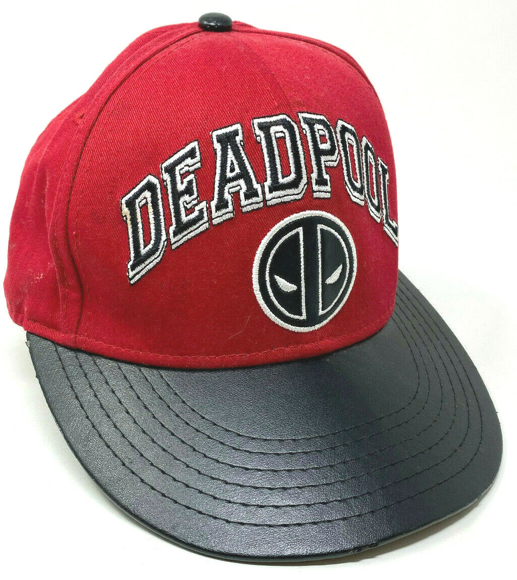 Marvel Deadpool Embroidered Snapback Baseball Cap - image 1