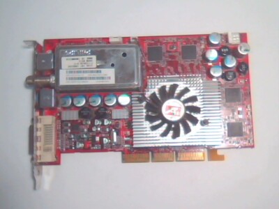 Video Graphics Card AGP 8X 109-95700-10 ATI AIW Radeon 9800 Pro 128MB