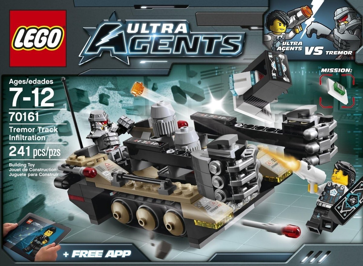 Lego Tremor Track Infiltration 70161 Ultra Agents Minifigure