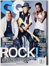 GQ Magazine: November 2011 Issue - Eminem, LiL Wayne & Keith Richards Cover