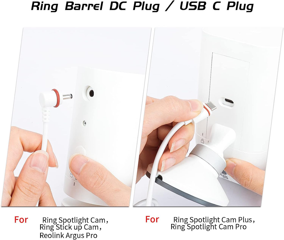Ring Camera Ring Pro Usb In Cable Length Ring Spotlight Cam