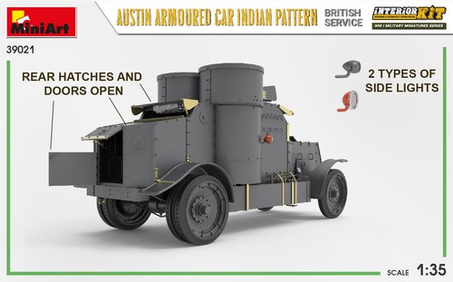 Austin Armoured Car Indian Pattern. British Service 1/35 MiniArt 39021 - Picture 6 of 12
