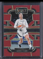 2024 Panini Select WNBA #43 Alysha Clark Red Prizm #/149 Las Vegas Aces RG11