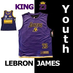 Boys-Lebron-James-Los-Angeles-Lakers-034-23-034-NBA-Youth-Jersey-Purple-VXY8650S-1283S