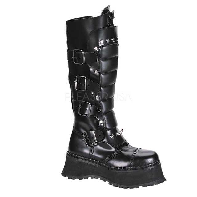 demonia leather boots