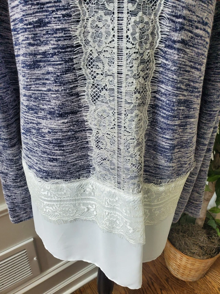 Suéter tejido manga larga cuello redondo rayón Valerie Stevens para mujer talla 3X Foto 4 de 4