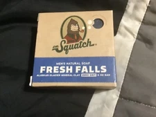 squatch men's Fresh falls Alaskan glacier bar zero grit natural soap  5 oz bar
