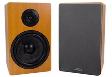 (2) Rockville RockShelf 68C 400w Wood 6.5" Home Theater Bookshelf Speakers/8 Ohm